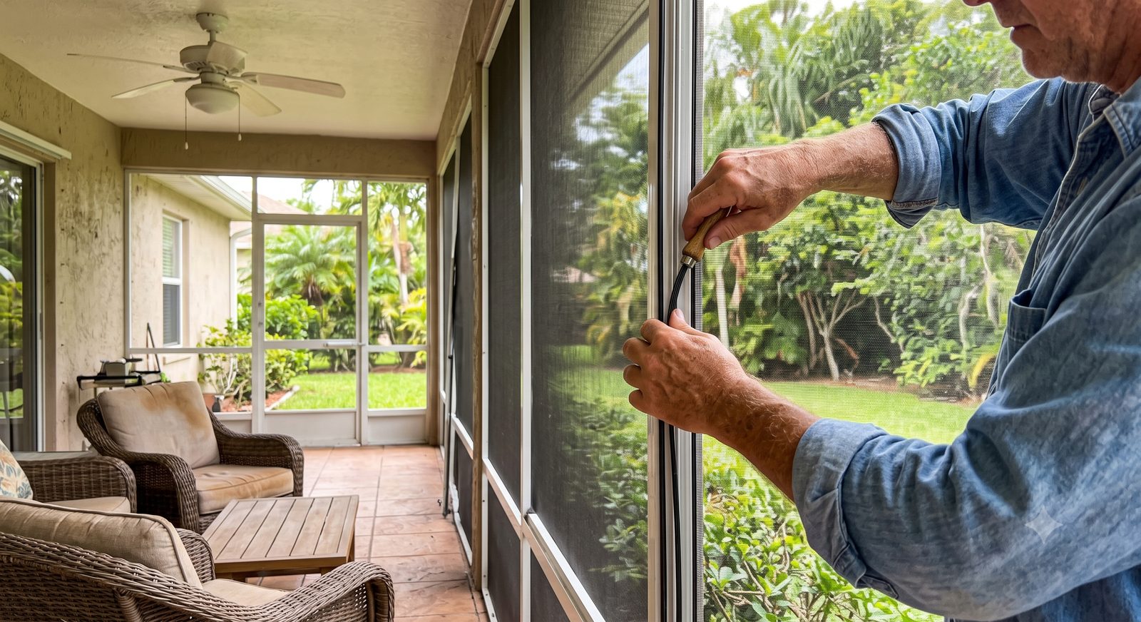 Screen enclosure and lanai repair in Sarasota, FL